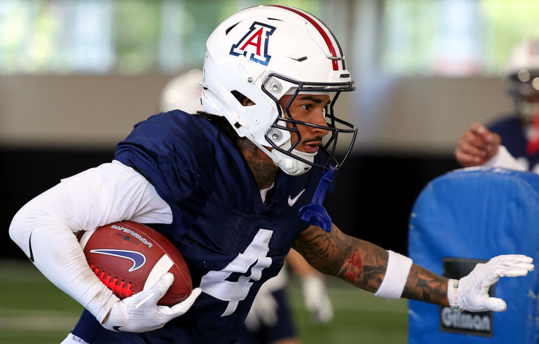 Spring football practice continues